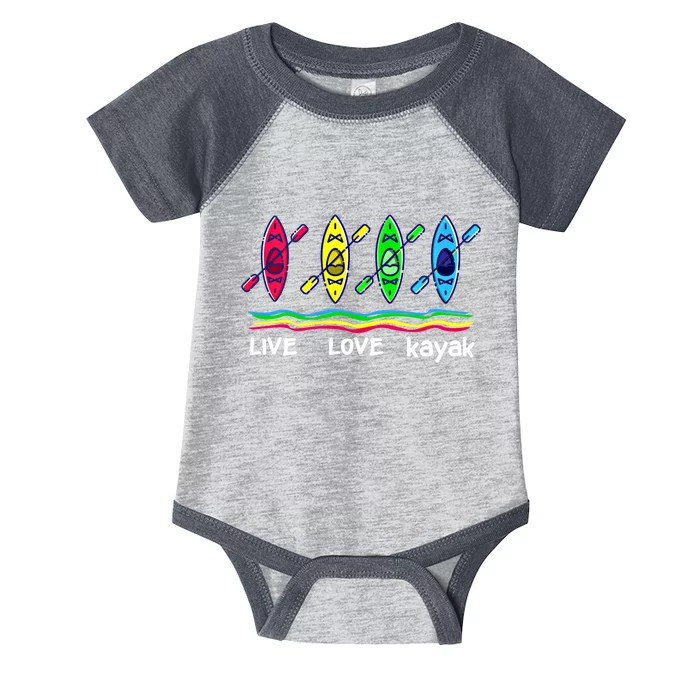 Cool Kayaks Meaningful Gift For Outdoor Funny Kayaking Boating Gift Infant Baby Jersey Bodysuit