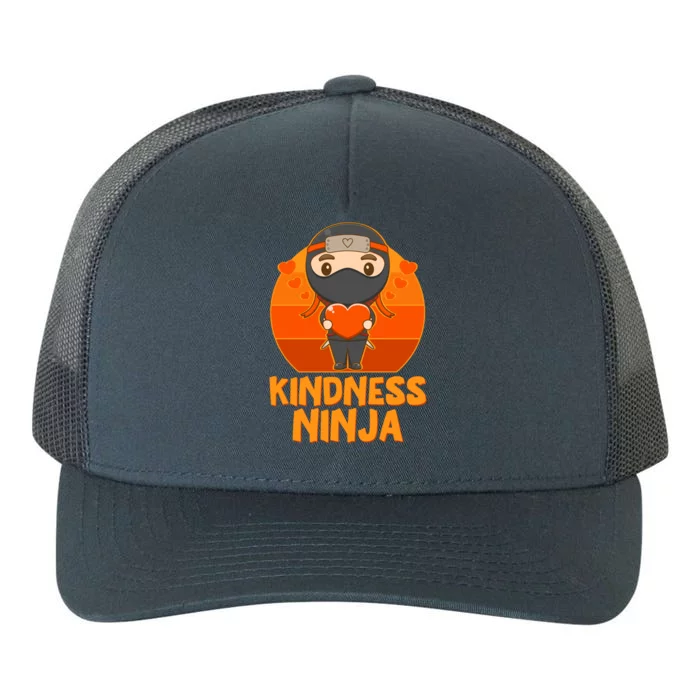 Cute Kindness Ninja Wear Orange Day Be Kind Yupoong Adult 5-Panel Trucker Hat