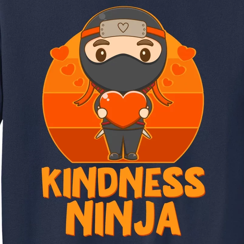 Cute Kindness Ninja Wear Orange Day Be Kind Sweatshirt