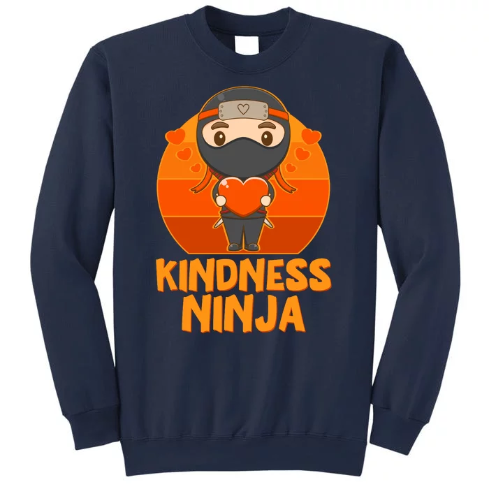 Cute Kindness Ninja Wear Orange Day Be Kind Sweatshirt