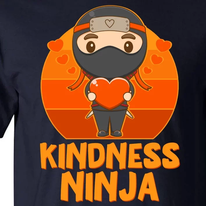 Cute Kindness Ninja Wear Orange Day Be Kind Tall T-Shirt