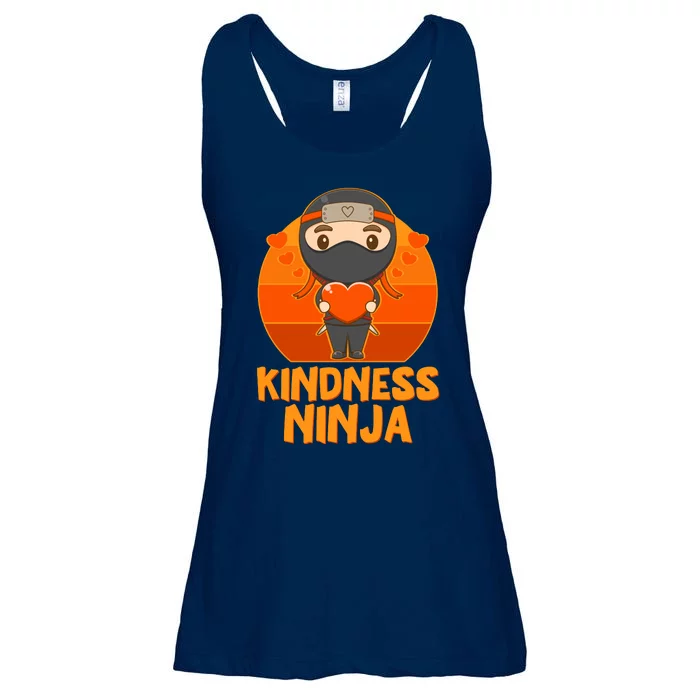 Cute Kindness Ninja Wear Orange Day Be Kind Ladies Essential Flowy Tank