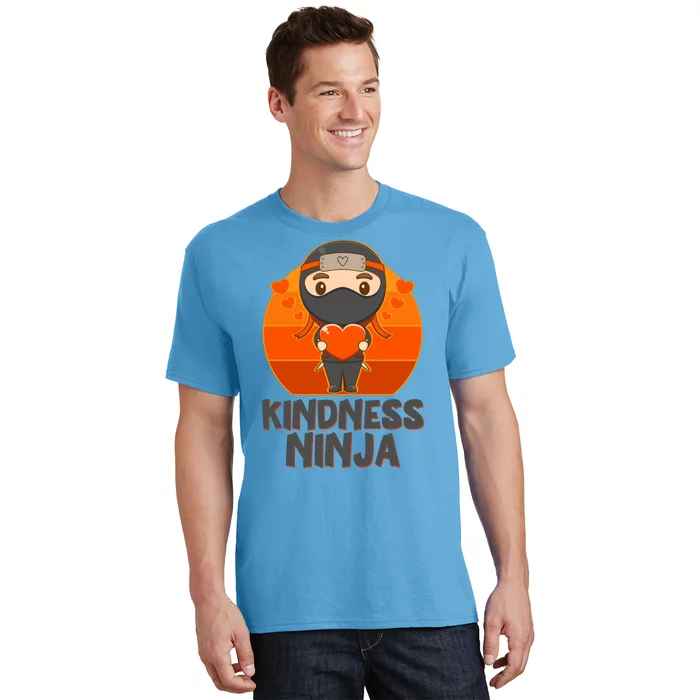 Cute Kindness Ninja Wear Orange Day Be Kind T-Shirt