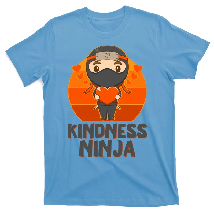 Cute Kindness Ninja Wear Orange Day Be Kind T-Shirt