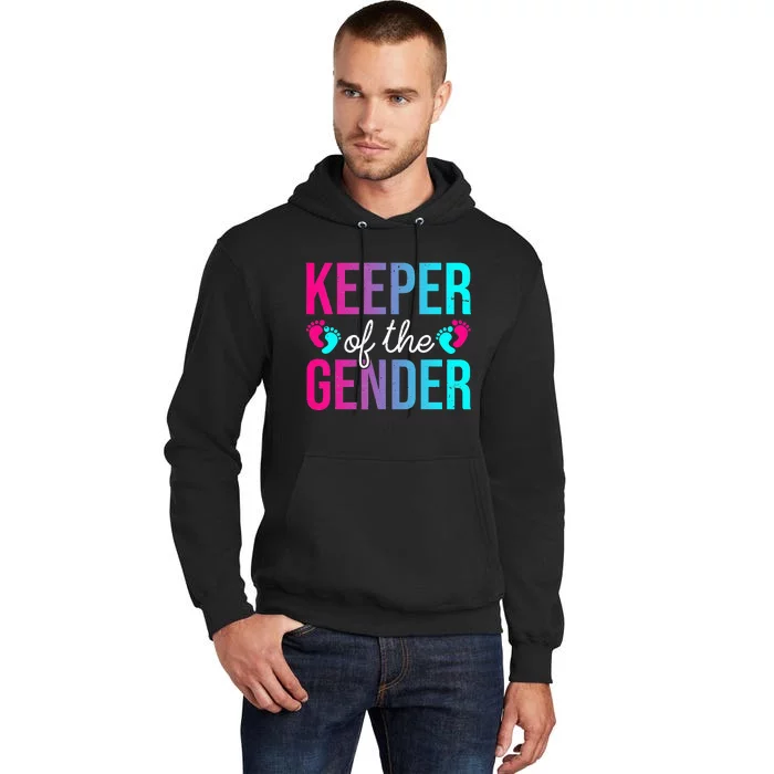 Cute Keeper of the Gender Baby Shower Gender Reveal Party Tall Hoodie