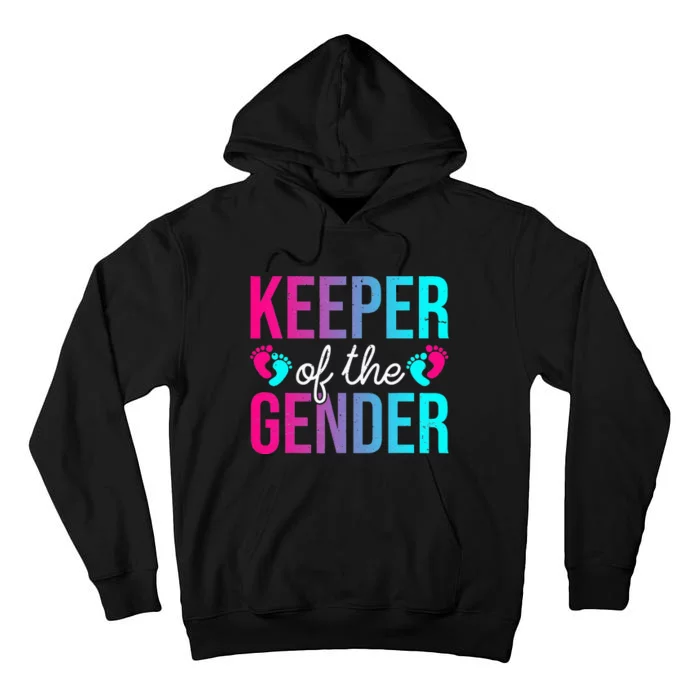 Cute Keeper of the Gender Baby Shower Gender Reveal Party Tall Hoodie