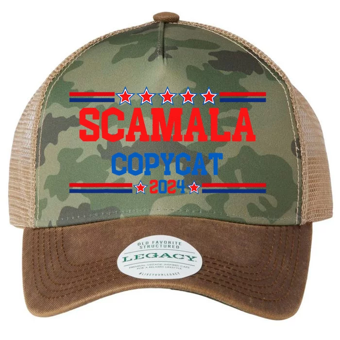 Copycat Kamala Or Scamala Harris For 2024 Legacy Tie Dye Trucker Hat