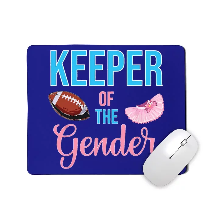 Cute Keeper Of The Gender Touchdowns Reveal For Mom And Dad Mousepad