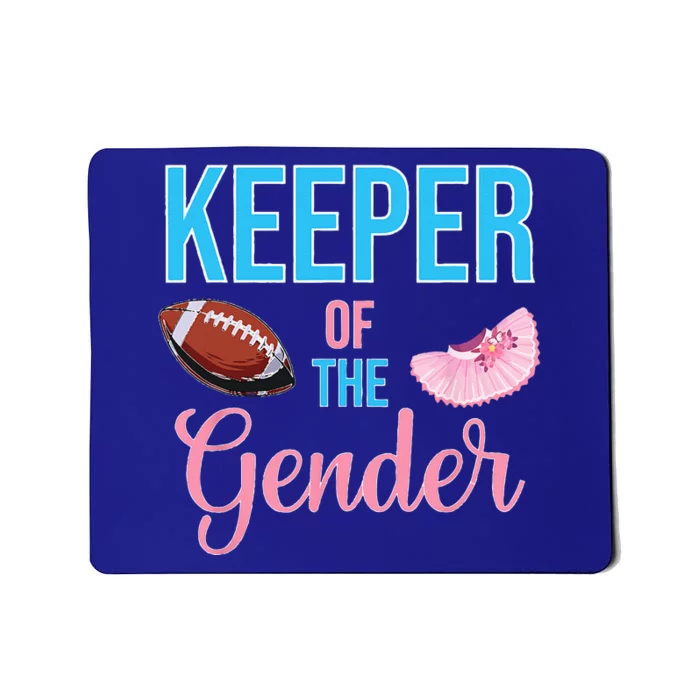 Cute Keeper Of The Gender Touchdowns Reveal For Mom And Dad Mousepad