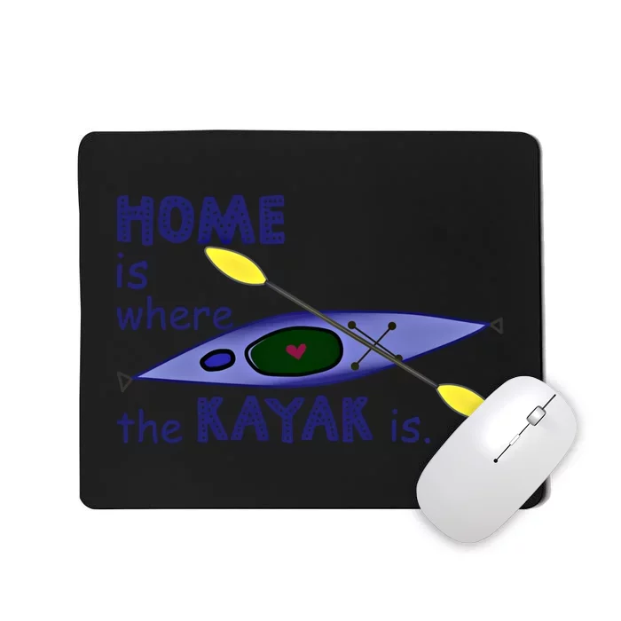 Colorful Kayaks Outdoor Adventure Kayaking Boating Meaningful Gift Mousepad