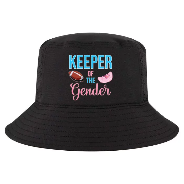 Cute Keeper Of The Gender Touchdowns Reveal For Mom And Dad Cool Comfort Performance Bucket Hat