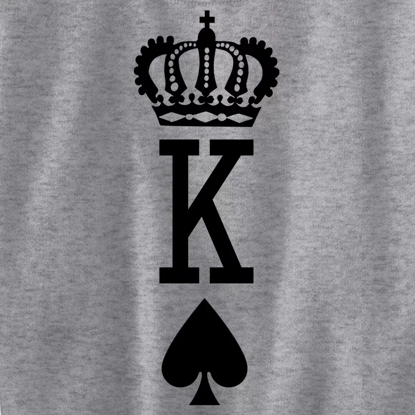 Cool King Playing Card Kids Sweatshirt