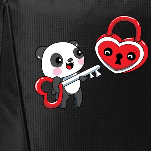 Cute Kawaii Panda Bear With Heart Valentines Great Gift City Backpack