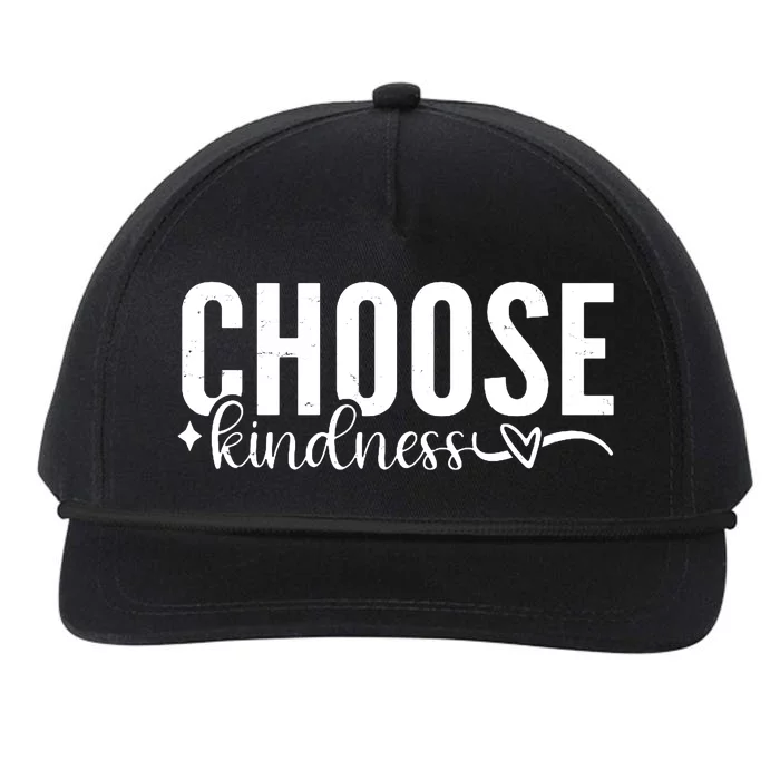 Choose Kindness Positive Quote Snapback Five-Panel Rope Hat