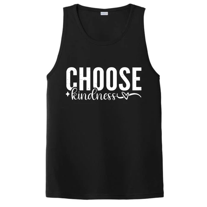 Choose Kindness Positive Quote Performance Tank