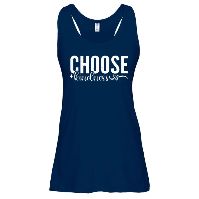 Choose Kindness Positive Quote Ladies Essential Flowy Tank