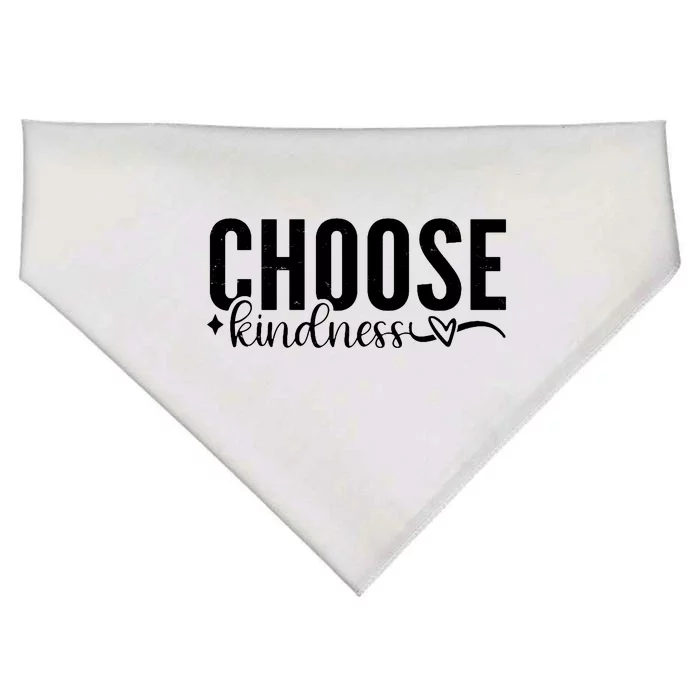 Choose Kindness Positive Quote USA-Made Doggie Bandana