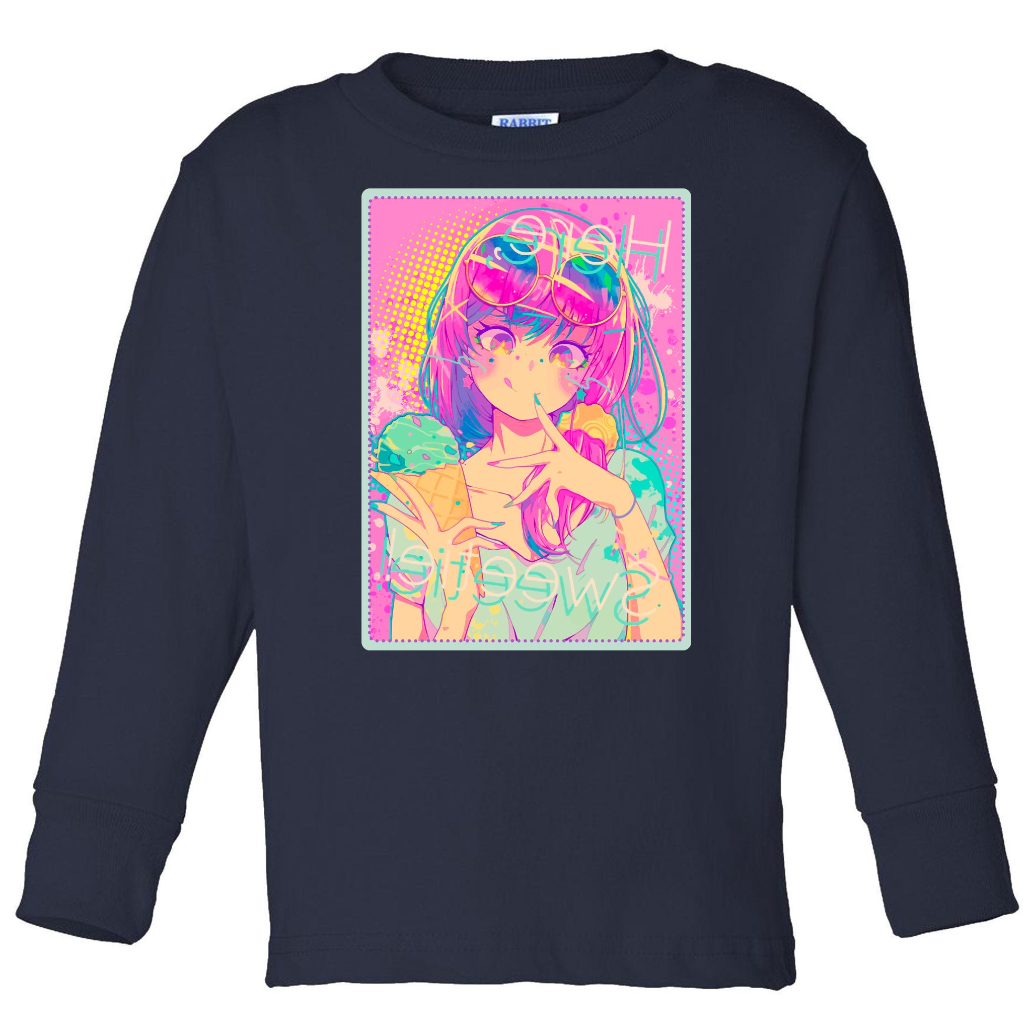 Cute anime girl profile Kids T-Shirt for Sale by emai-art