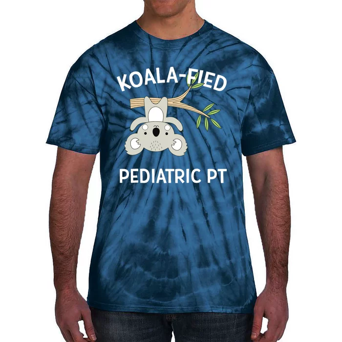 Cute Koala Pediatric PT Gift Physical Therapy Tie-Dye T-Shirt