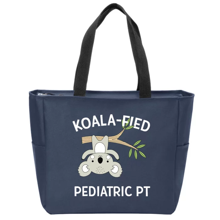 Cute Koala Pediatric PT Gift Physical Therapy Zip Tote Bag