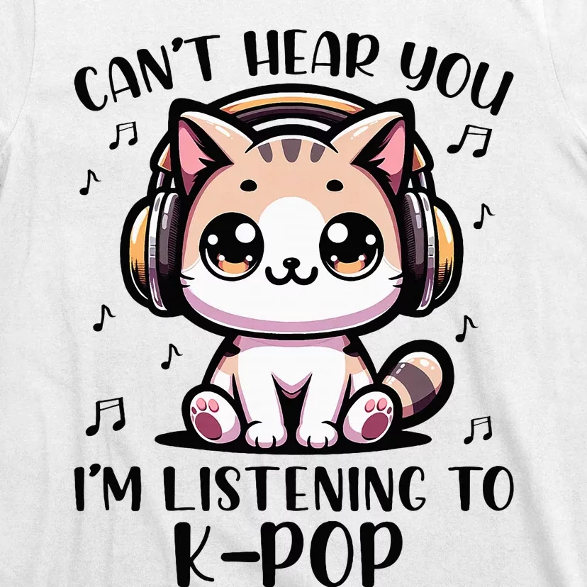 Cat K Pop For Ns K Pop Korean Pop Music T-Shirt