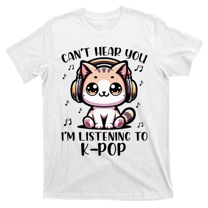 Cat K Pop For Ns K Pop Korean Pop Music T-Shirt