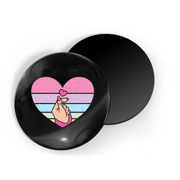 Cute K Pop Music Retro Heart Anime Lover Kpop Magnet