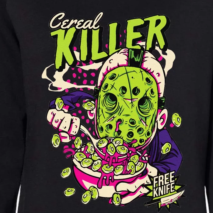 Cereal Killer Pun Joke Funny Matching Halloween Costume Womens California Wash Sweatshirt