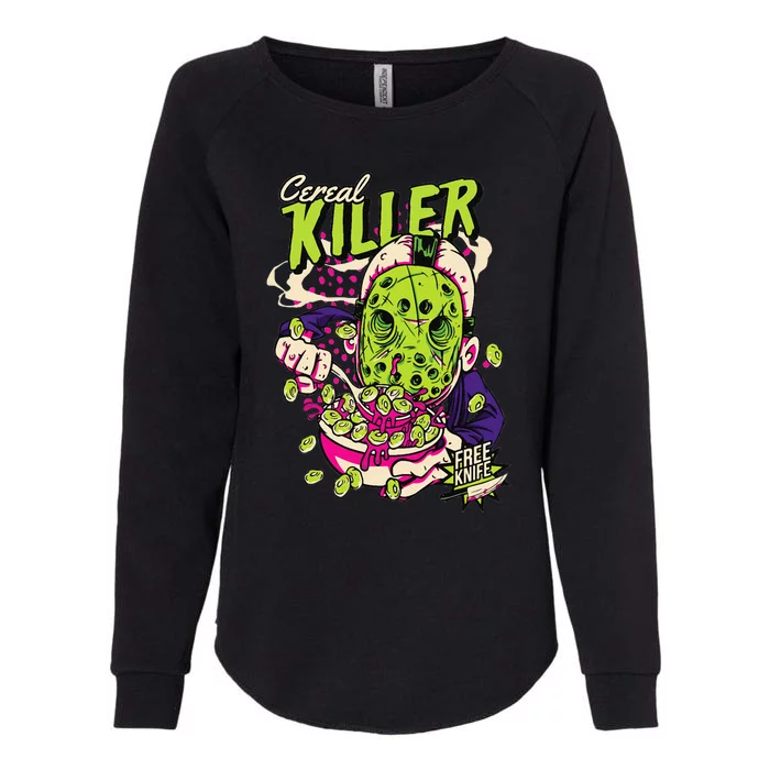 Cereal Killer Pun Joke Funny Matching Halloween Costume Womens California Wash Sweatshirt