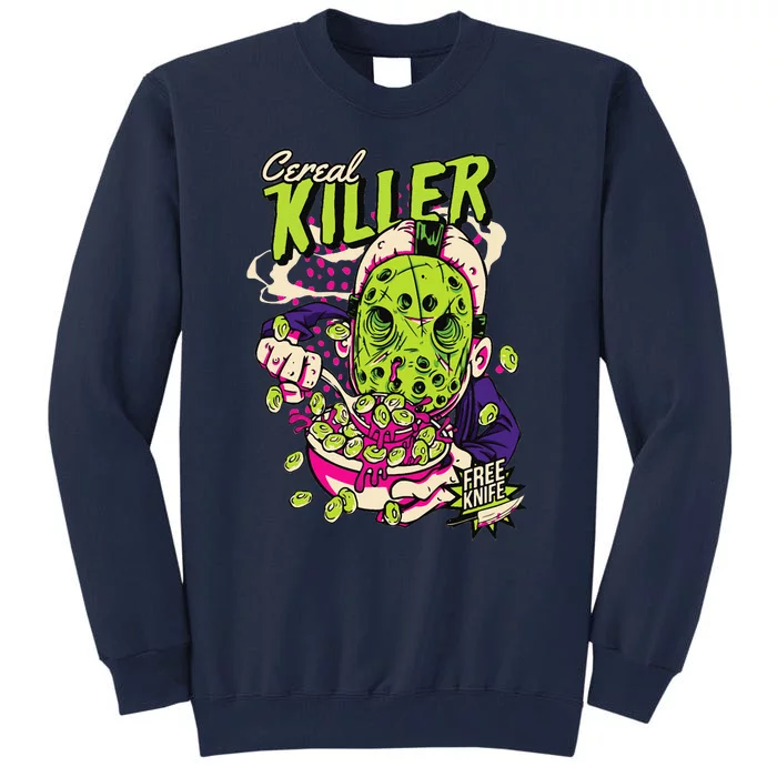 Cereal Killer Pun Joke Funny Matching Halloween Costume Tall Sweatshirt