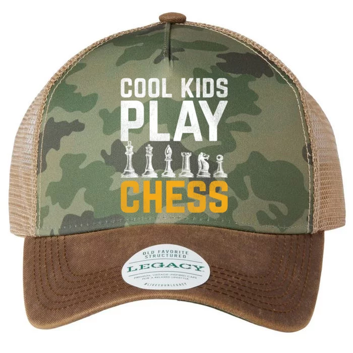 Cool Kids Play Chess Gift Legacy Tie Dye Trucker Hat