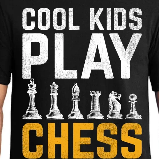 Cool Kids Play Chess Gift Pajama Set