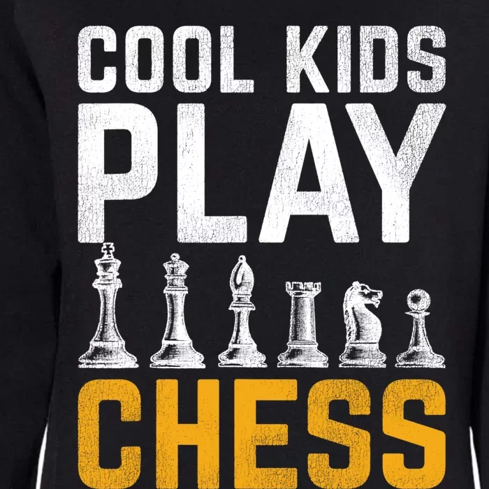 Cool Kids Play Chess Gift Womens California Wash Sweatshirt