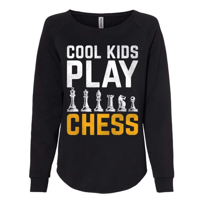 Cool Kids Play Chess Gift Womens California Wash Sweatshirt