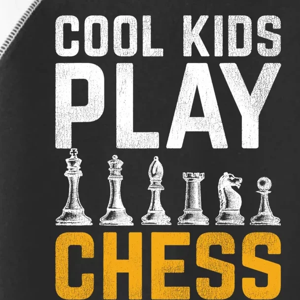 Cool Kids Play Chess Gift Toddler Fine Jersey T-Shirt