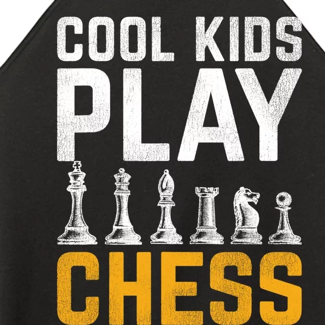 Cool Kids Play Chess Gift Women’s Perfect Tri Rocker Tank