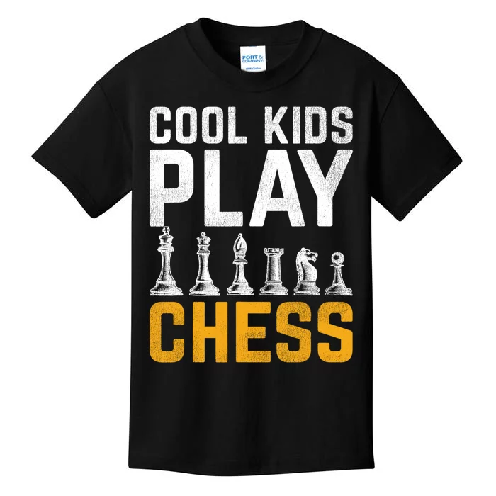 Cool Kids Play Chess Gift Kids T-Shirt