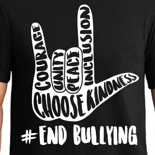 Choose Kindness Rock On # End Bullying Pajama Set