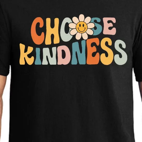 Choose Kindness Retro Groovy Daisy Be Kind Pajama Set