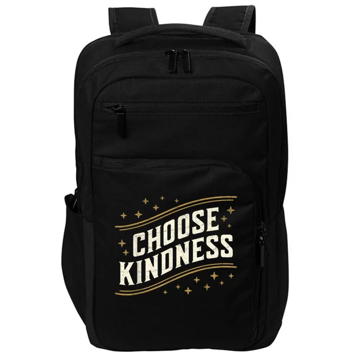 Choose Kindness Retro Unity Day Vintage World Kindness Day Impact Tech Backpack