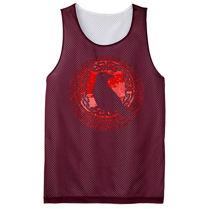 Celtic Knot Raven Crow Mesh Reversible Basketball Jersey Tank