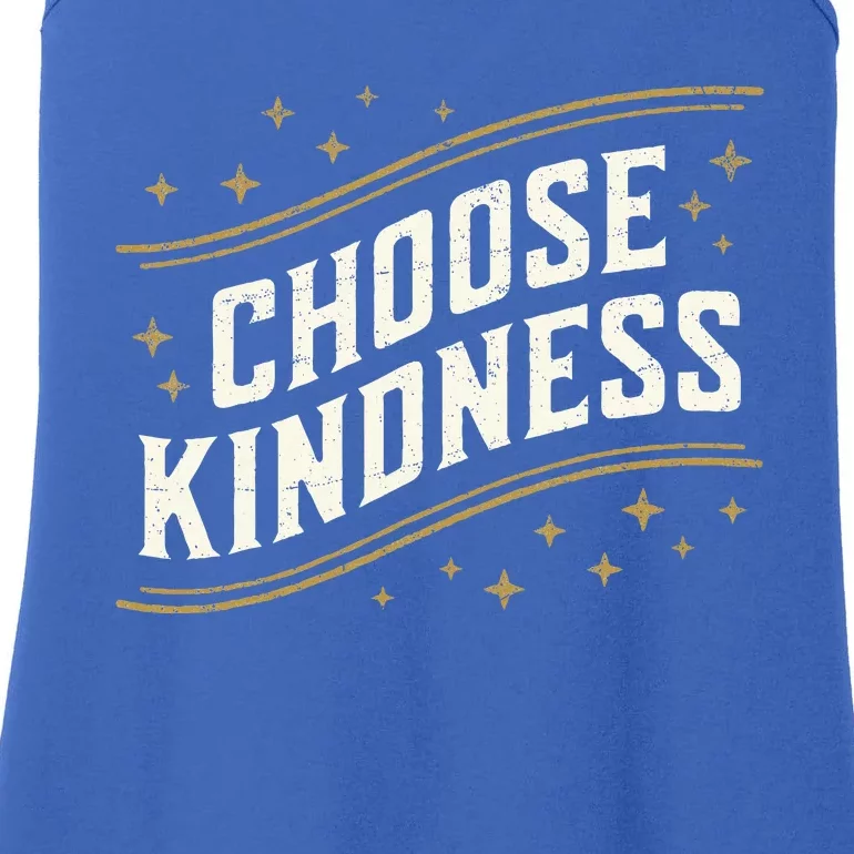 Choose Kindness Retro Unity Day Ladies Essential Tank