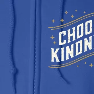 Choose Kindness Retro Unity Day Full Zip Hoodie