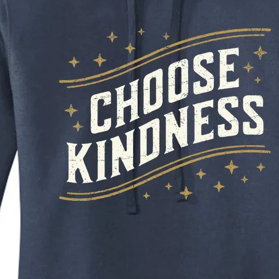 Choose Kindness Retro Unity Day Women's Pullover Hoodie