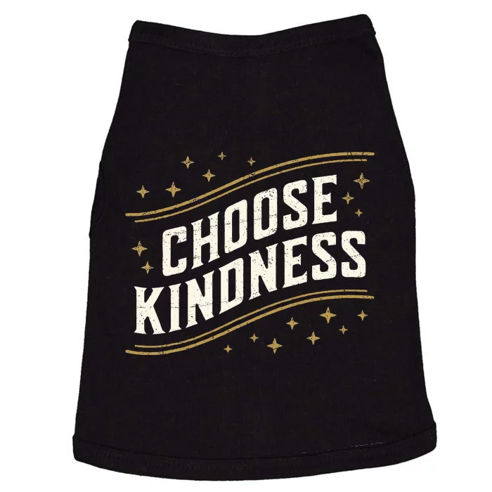 Choose Kindness Retro Unity Day Vintage World Kindness Day Doggie Tank