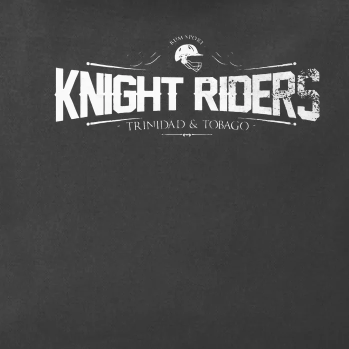 Cricket Knight Riders Trinidad Distressed Zip Tote Bag