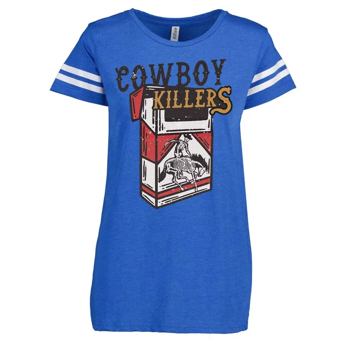 Cowboy Killer Rodeo 90s Enza Ladies Jersey Football T-Shirt