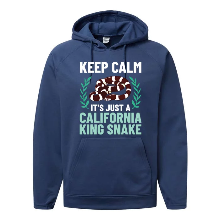 California King Snake High White Habitat Performance Fleece Hoodie