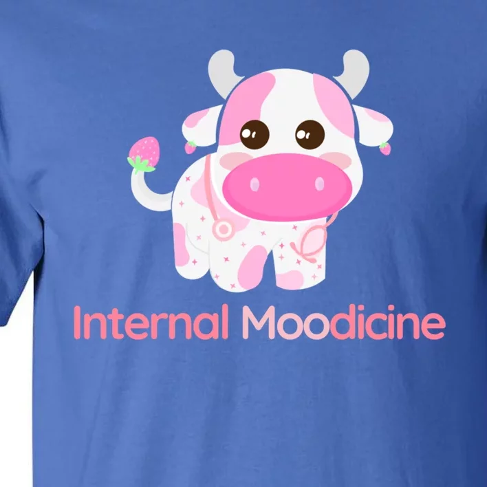 Cute Kawaii Strawberry Cow Doctor Of Internal Medicine Gift Tall T-Shirt