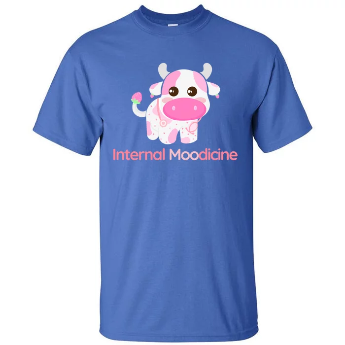 Cute Kawaii Strawberry Cow Doctor Of Internal Medicine Gift Tall T-Shirt